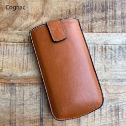 Mobilcover med træk op - Lammeskind - Freja skind