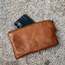 Laurel mobilpung cognac 162052 - Montana-Freja skind