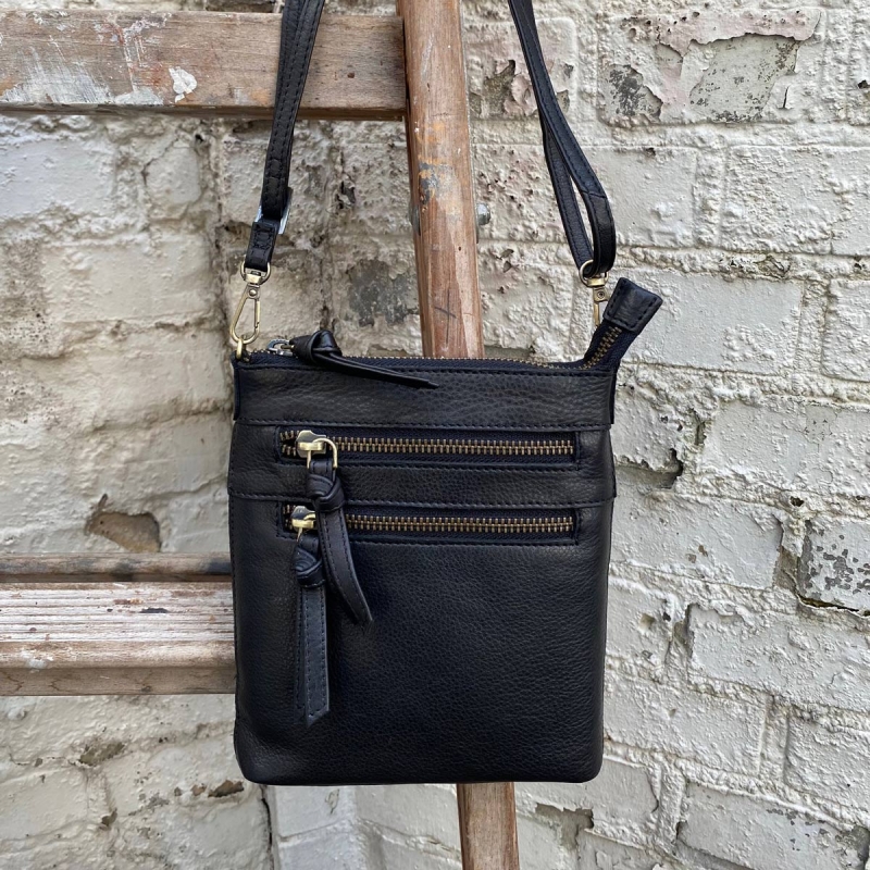 Rosa  crossbody - sort - 220807