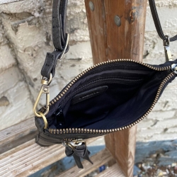 Rosa  crossbody - sort - 220807