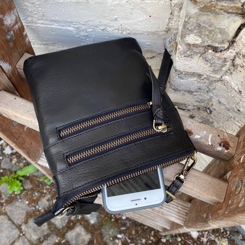 Rosa  crossbody - sort - 220807