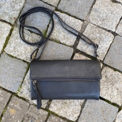 Rose crossbody pung - sort skind - Treats 180904 - Freja skind