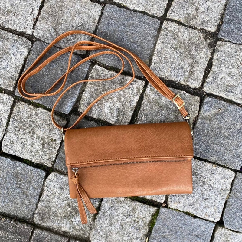 Rose crossbody pung - cognac skind - Treats 180904 - Freja skind