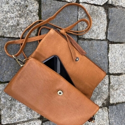 Rose crossbody pung - cognac skind - Treats 180904 - Freja skind
