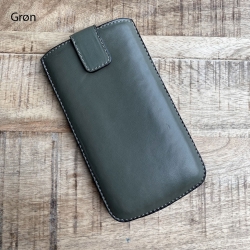 Mobilcover med træk op - Lammeskind - Freja skind