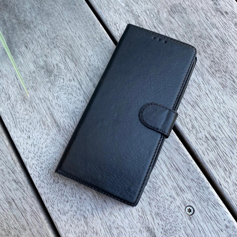 iPhone 12 pro max mobilcover i ægte skind - Freja skind