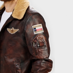 Smart bomberjakke fra Notyz - 2165 - Freja skind