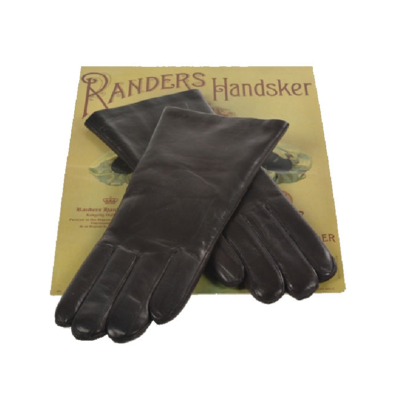 Kaninpels foret sort - Randers handsker - Fri fragt