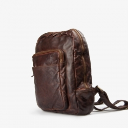Læderrygsæk brun -  Jordan - Montana 272056 - Freja skind