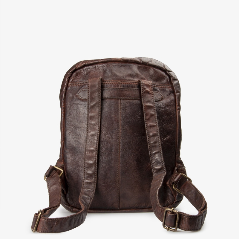 Læderrygsæk brun -  Jordan - Montana 272056 - Freja skind