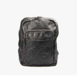 Læderrygsæk sort -  Jordan - Montana 272056 - Freja skind