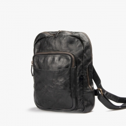 Læderrygsæk sort -  Jordan - Montana 272056 - Freja skind