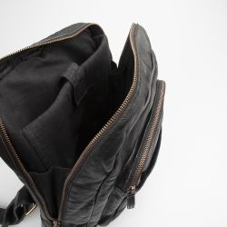 Læderrygsæk sort -  Jordan - Montana 272056 - Freja skind