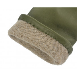 Randers handsker - Grøn dame skindhandske