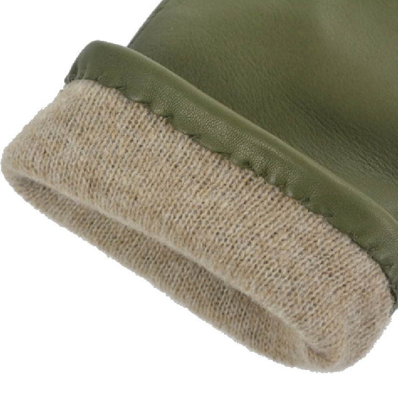 Randers handsker - Grøn dame skindhandske