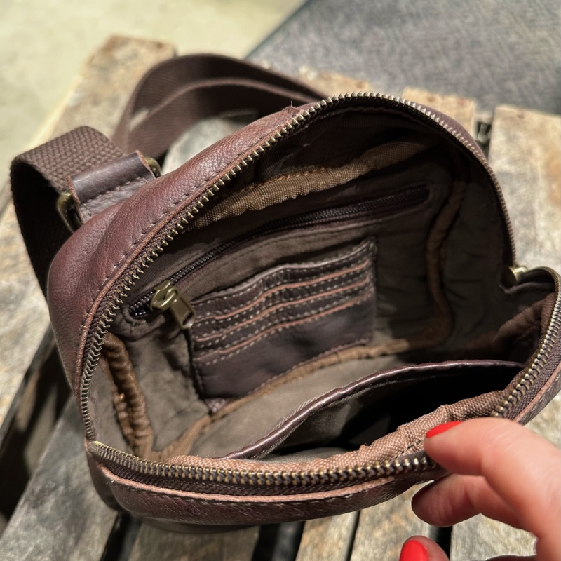 Optima crossbody taske - Mørk brun - Montana - 272212