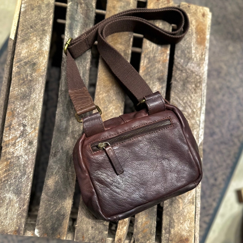 Optima crossbody taske - Mørk brun - Montana - 272212