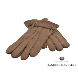 Herre skindhandske - Sandfarvet - Randers handsker