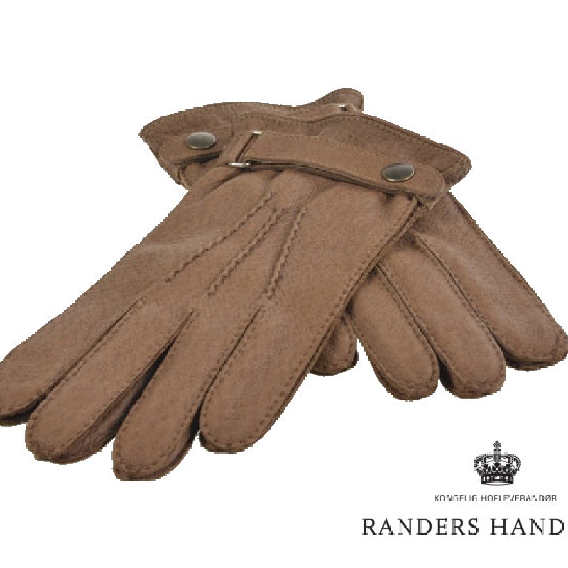 Herre skindhandske - Sandfarvet - Randers handsker