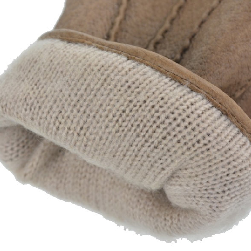 Herre skindhandske - Sandfarvet - Randers handsker