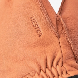Herre læderhandske - Cognac hjorteskind - Hestra - 20210