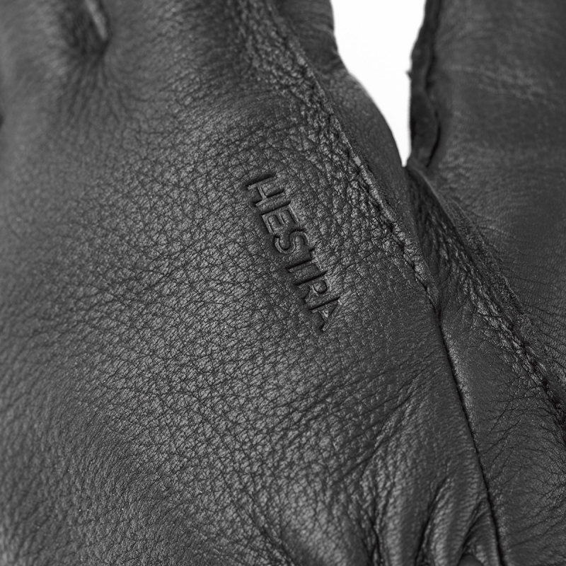 Adam läderhandske herr - Svart hjortskinn - Primaloft foder