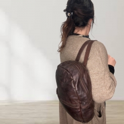 Noel dame rygsæk - Brun - Montana 272215 - Freja skind