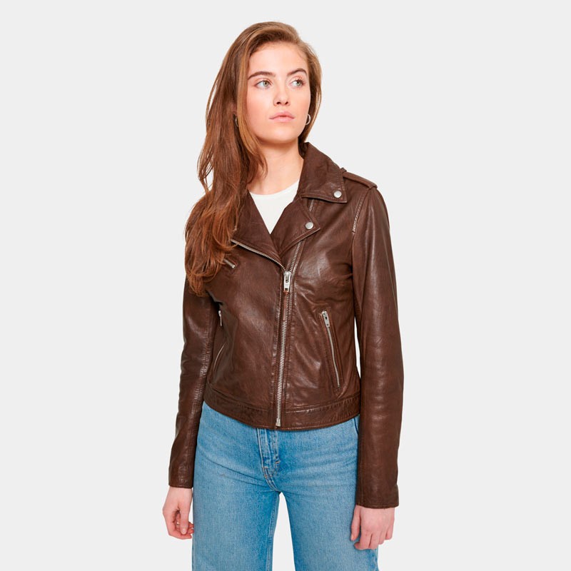 Nicole læderjakke dame - Rock and blue - 21948