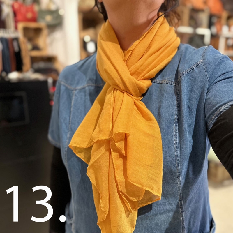 Tørklæde af viskose - Blød og lækkert - Freja skind