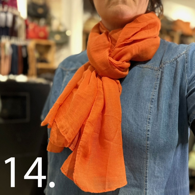 Tørklæde af viskose - Blød og lækkert - Freja skind