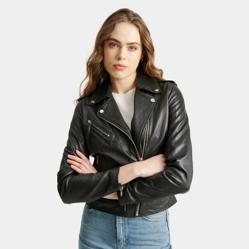 Nicole læderjakke dame - Rock and blue - 21948