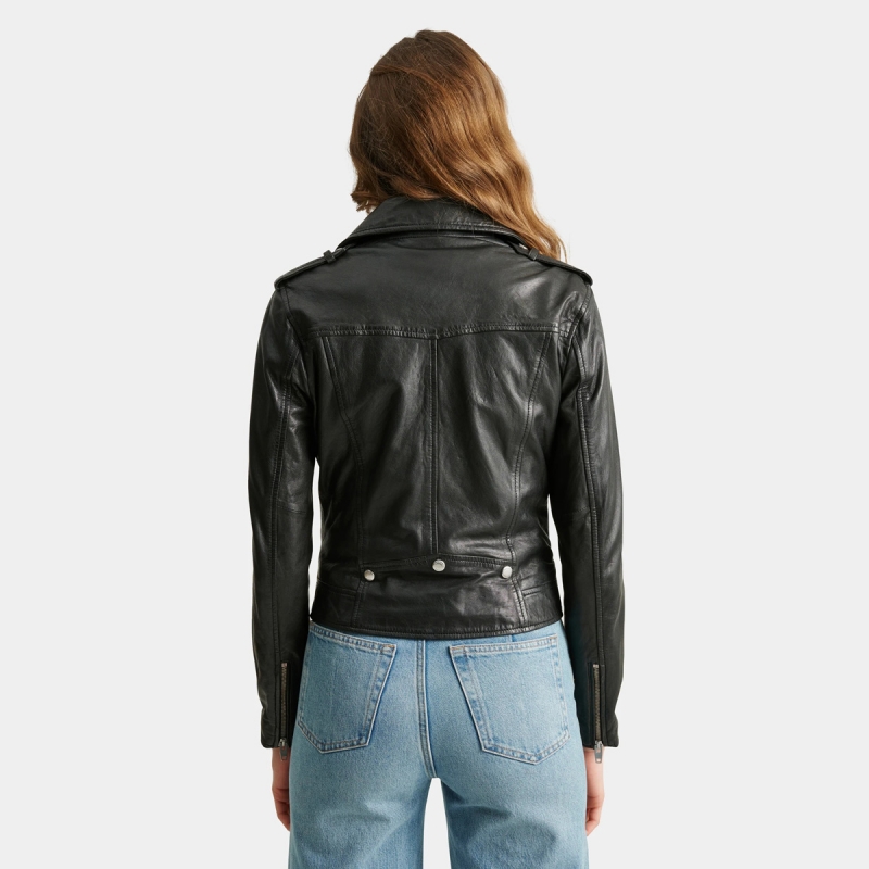 Nicole læderjakke dame - Rock and blue - 21948