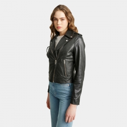 Nicole læderjakke dame - Rock and blue - 21948