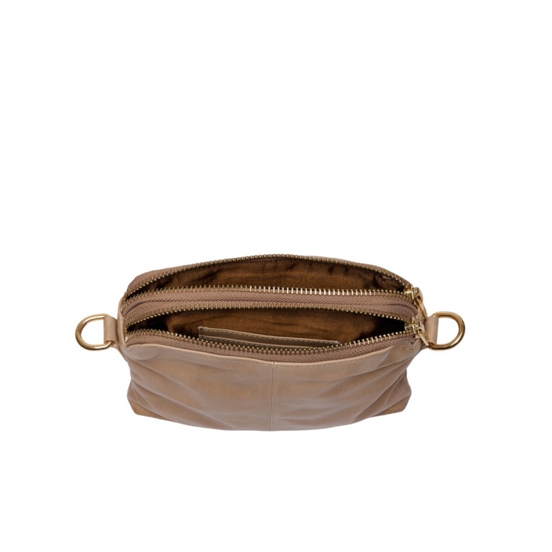 Liva skuldertaske og clutch - Orchid 18062 - Freja skind