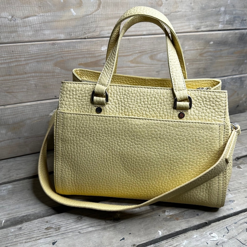 Abeline skuldertaske - 282073 - gul skind - Treats