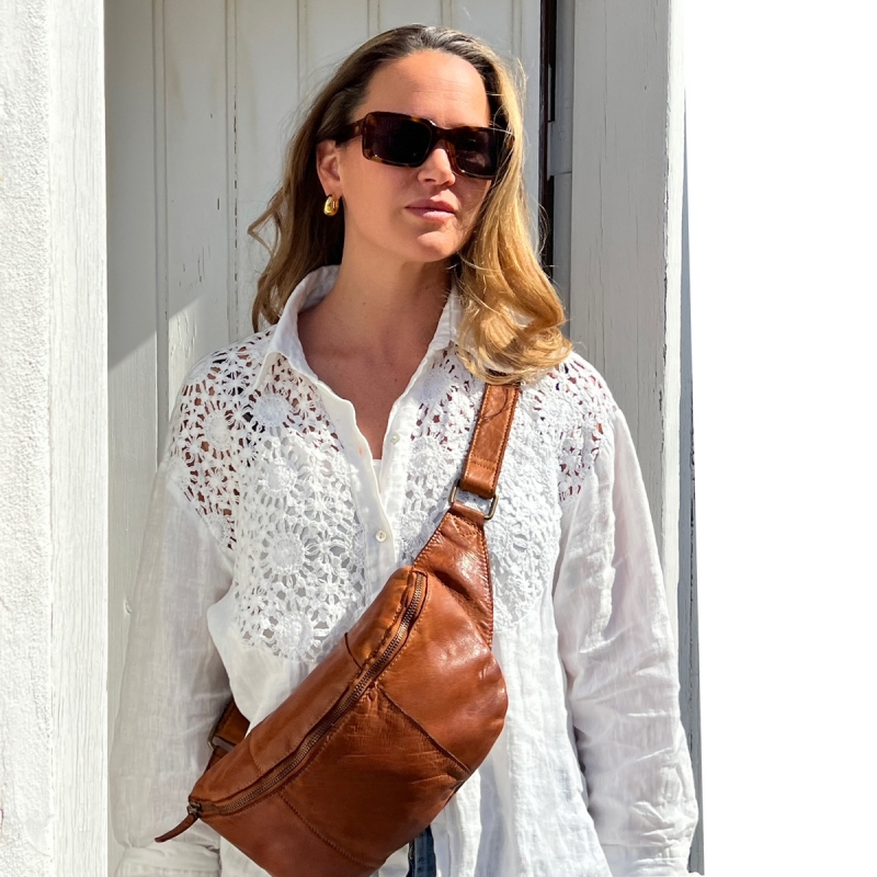 cognac bumbag - Custer fra Montana - 272102