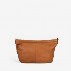 Cognac Dagny dametaske i blød skind - Treats