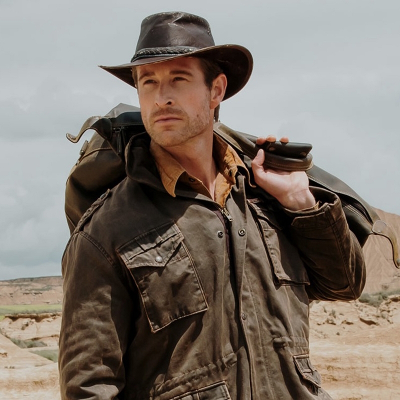 Kangaroo sundowner cowboy hat - 5H16-Scippis - Freja skind