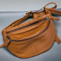 Aya bumbag fra danske Treats - cognac skind - 282003