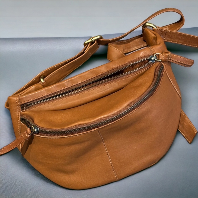 Aya bumbag fra danske Treats - cognac skind - 282003