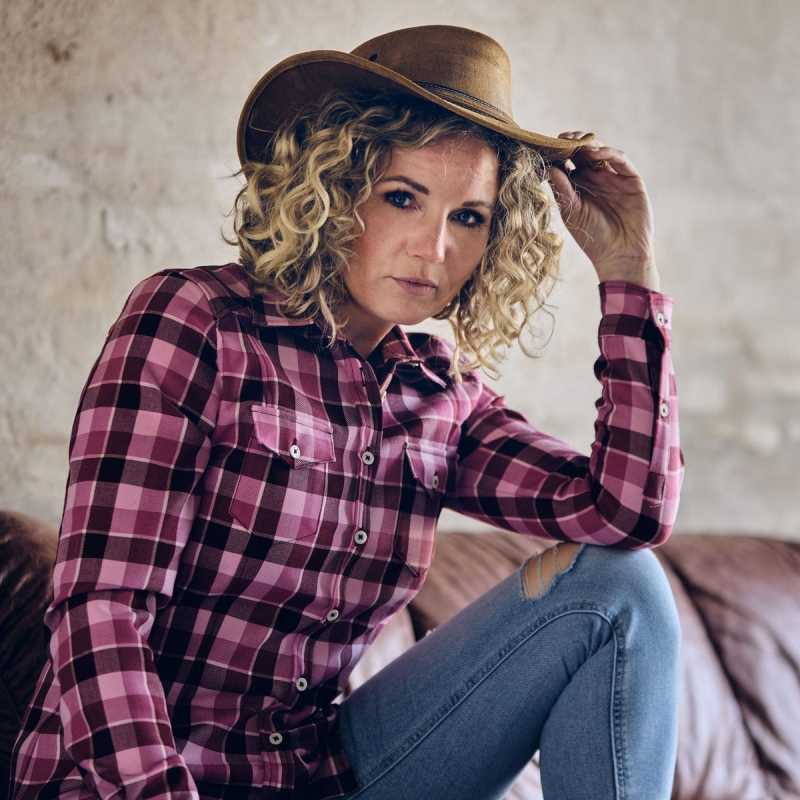 Irving cowboyhatt i kraftigt brunt läder - Perfekt för uteliv