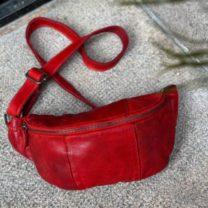 Rød custer bumbag - Montana