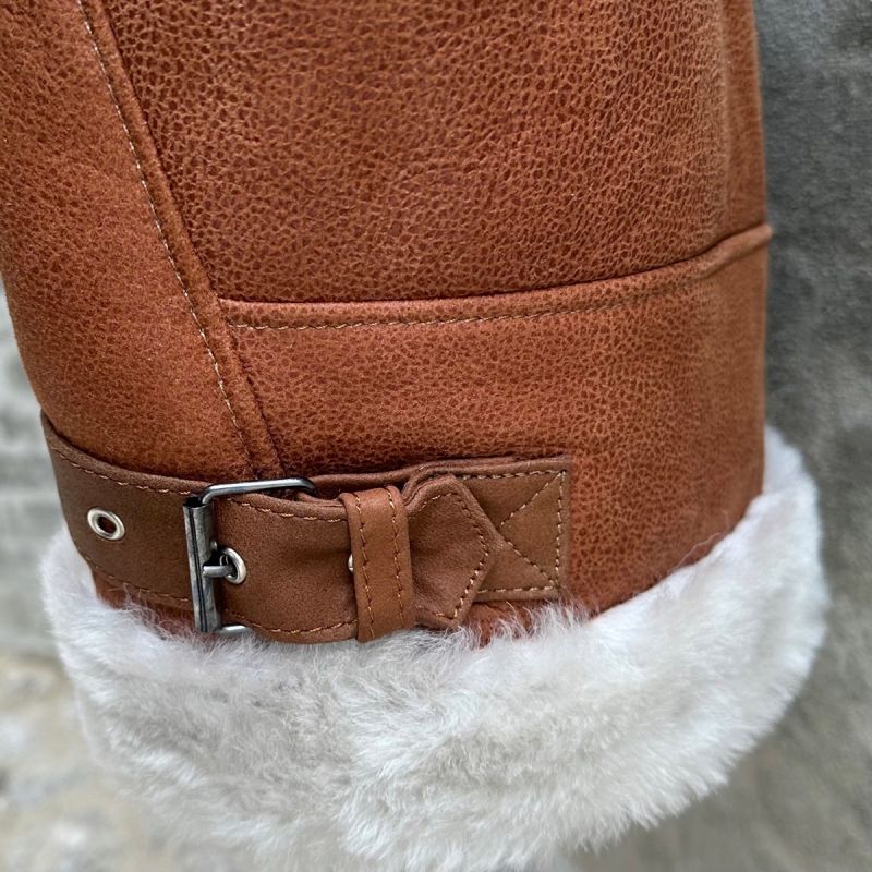 Jackson fårskinnsjacka - Pilotstil - Cognac - Herr - Freja Skind