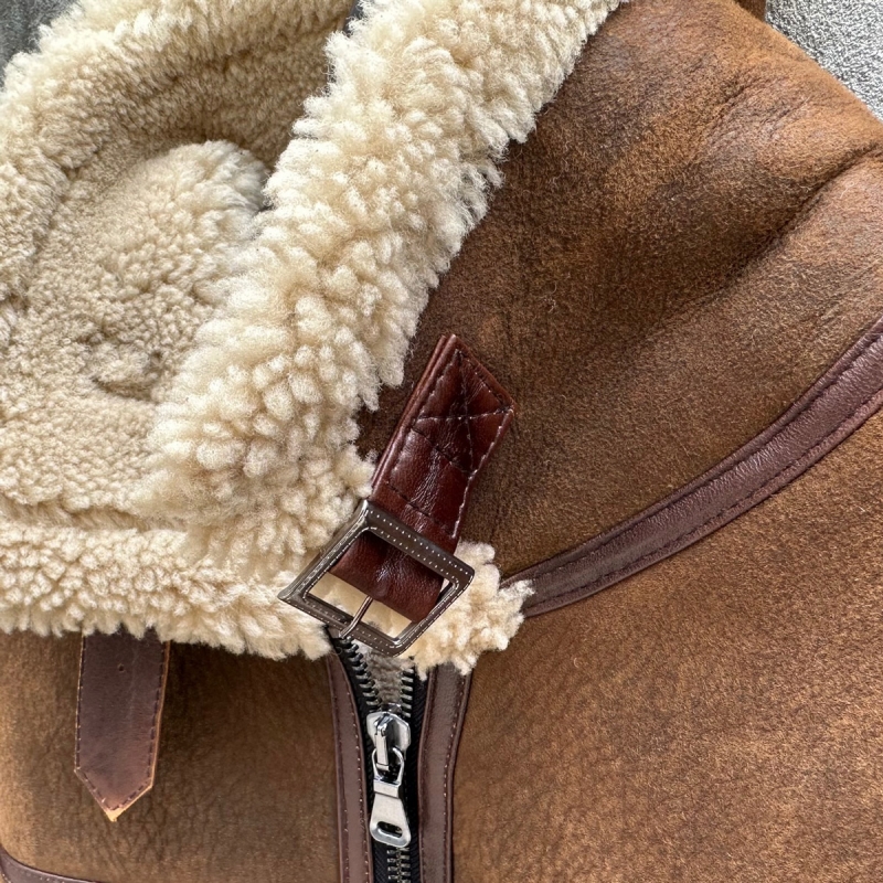 Mustang fårskinnsjacka - Brun - Herr - Extra rygglängd - Freja Skind