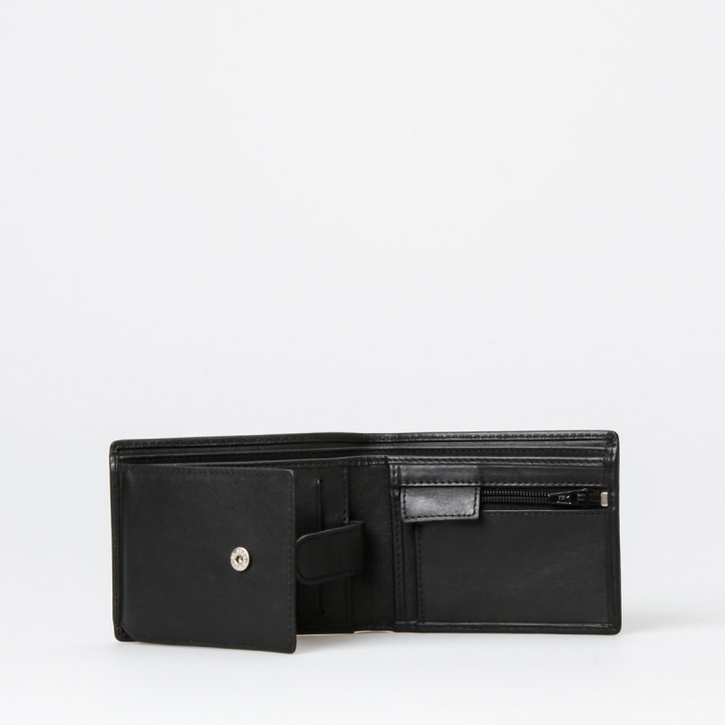 Salbo herrepung - læderpung - sort - Montana - 160901