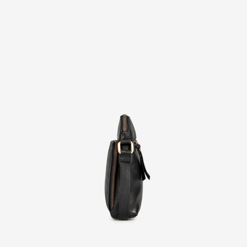 Sort Annie taske i blød skind - Treats - 282353