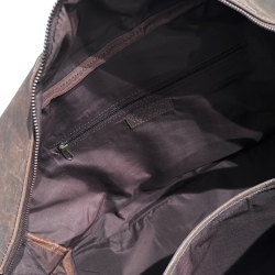 Brun weekendtaske læder - Sydney fra Freja skind