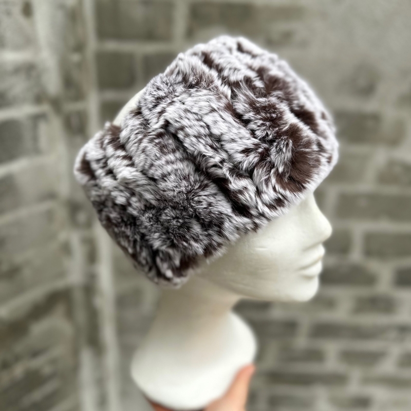 Pandebånd af rex kanin - lyse og brune farver - Levinsky