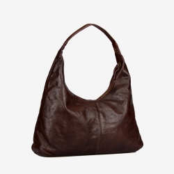 Hays skuldertaske - Brun bøffelskind - Montana - 272324