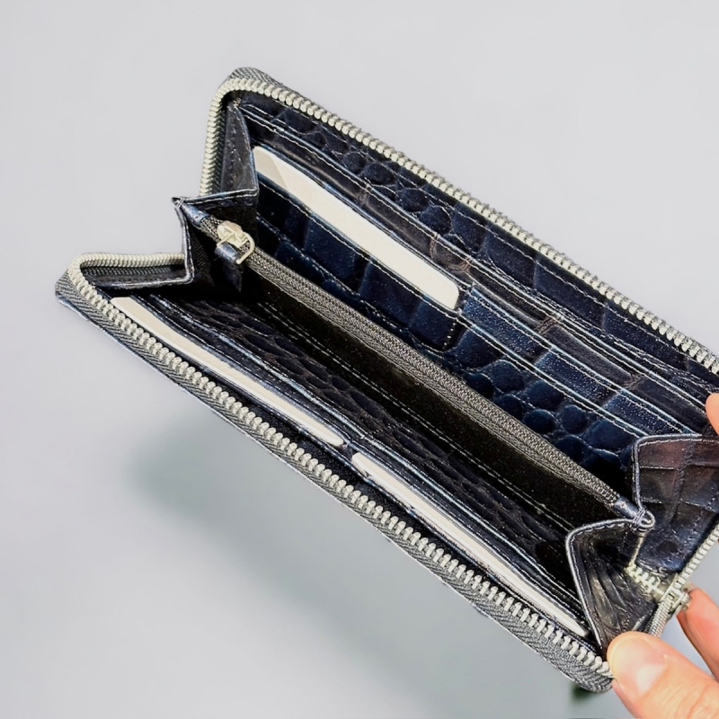 Winnie croco damepung - blå skind - Treats - 180912